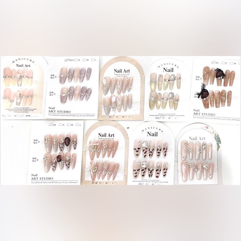 1 FOR $10 or 2 FOR $15! Cute Fake Nail Sets (30+ designs)